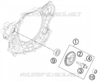 ARBRE D'EQUILIBRAGE pour KTM 500 XC-W de 2012