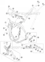 CADRE pour KTM 500 XC-W de 2012