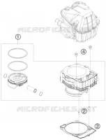 CYLINDRE pour KTM 500 XC-W de 2012