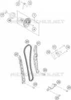 DISTRIBUTION pour KTM 500 XC-W de 2012