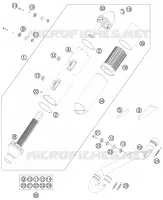 ECHAPPEMENT pour KTM 500 XC-W de 2012