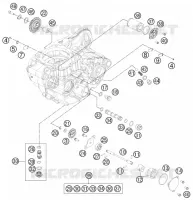 POMPE A HUILE pour KTM 500 XC-W de 2012