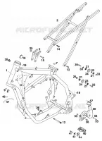 CADRE pour KTM 380 MXC de 2000