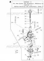 CARBURATEUR pour KTM 380 MXC de 2000