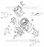 CYLINDRE pour KTM 380 MXC de 2000
