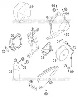 FILTRE A AIR pour KTM 380 MXC de 2000