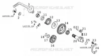 KICK pour KTM 380 MXC de 2000