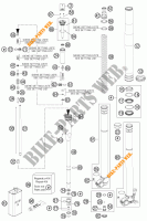 FOURCHE (PIECES) pour KTM 300 XC de 2012