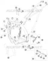 CADRE pour KTM 250 XCF-W de 2008