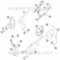 FILTRE A AIR pour KTM 250 XCF-W de 2008
