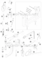 OUTILLAGE SPECIFIQUE (MOTEUR) pour KTM 250 XCF-W de 2008