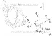 BEQUILLE LATERALE / CENTRALE pour KTM 250 XC-F de 2012