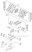 BIELLETTE D'AMORTISSEUR PRO LEVER pour KTM 250 XC-F de 2012