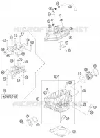 CULASSE pour KTM 250 XC-F de 2012