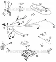 FAISCEAU ELECTRIQUE pour KTM 250 XC-F de 2012