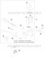MAITRE CYLINDRE DE FREIN AVANT pour KTM 250 XC-F de 2012