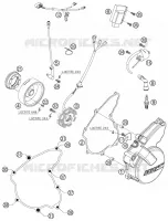 ALLUMAGE pour KTM 250 XC-F de 2008