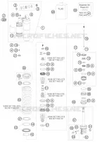 AMORTISSEUR (PIECES) pour KTM 250 XC-F de 2008
