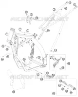 CADRE pour KTM 250 XC-F de 2008
