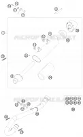 ECHAPPEMENT pour KTM 250 XC-F de 2008