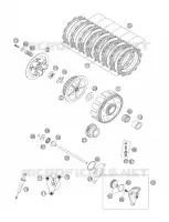 EMBRAYAGE pour KTM 250 XC-F de 2008