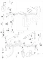 OUTILLAGE SPECIFIQUE (MOTEUR) pour KTM 250 XC-F de 2008