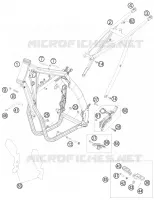 CADRE pour KTM 450 XCR-W de 2008