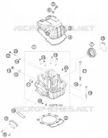 CULASSE pour KTM 450 XCR-W de 2008