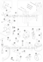 OUTILLAGE SPECIFIQUE (MOTEUR) pour KTM 450 XCR-W de 2008