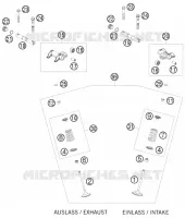 SOUPAPES pour KTM 450 XCR-W de 2008