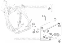 BEQUILLE LATERALE / CENTRALE pour KTM 450 XC-F de 2014