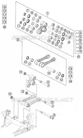 BIELLETTE D'AMORTISSEUR PRO LEVER pour KTM 450 XC-F de 2014