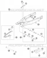 BRAS OSCILLANT  pour KTM 450 XC-F de 2014