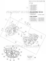CARTER MOTEUR pour KTM 450 XC-F de 2014