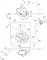 CULASSE pour KTM 450 XC-F de 2014