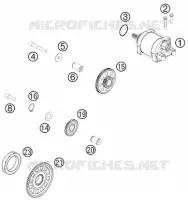 DEMARREUR ELECTRIQUE pour KTM 450 XC-F de 2014
