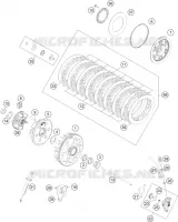 EMBRAYAGE pour KTM 450 XC-F de 2014
