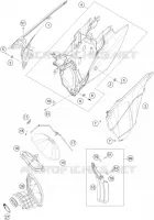 FILTRE A AIR pour KTM 450 XC-F de 2014