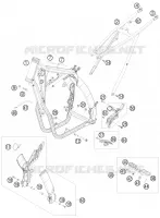 CADRE pour KTM 400 XC-W de 2009