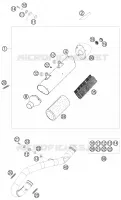 ECHAPPEMENT pour KTM 400 XC-W de 2009