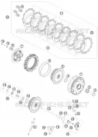 EMBRAYAGE pour KTM 400 XC-W de 2009