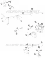 FAISCEAU ELECTRIQUE pour KTM 400 XC-W de 2009