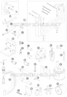 OUTILLAGE SPECIFIQUE (MOTEUR) pour KTM 400 XC-W de 2009