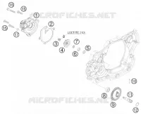 POMPE A EAU pour KTM 400 XC-W de 2009