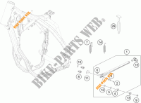 BEQUILLE LATERALE / CENTRALE pour KTM 350 XCF-W de 2015