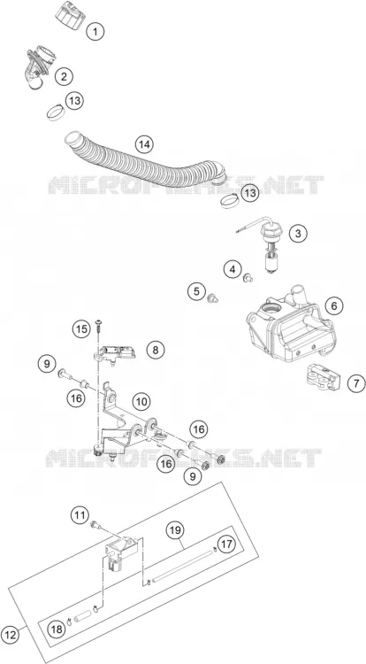 POMPE A HUILE KTM MOTO 250 2018 XC  250 XC-W TPI