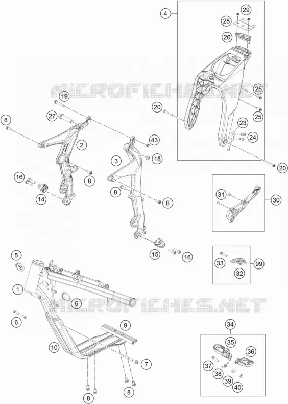 CADRE KTM MOTO Electric 2015 FREERIDE  FREERIDE E-XC