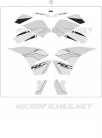 AUTOCOLLANTS pour KTM RC 390 BLACK de 2018
