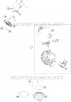 BOITIER PAPILLON INJECTION pour KTM RC 390 BLACK de 2018