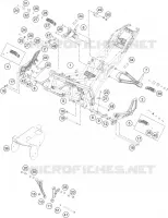 CADRE pour KTM RC 390 BLACK de 2018